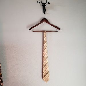 Van Heusen Gold Silk Tie